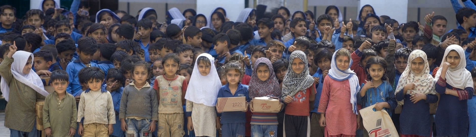 Azmeer Welfare Foundation volunteers